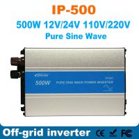 500W Pure Sine Wave Inverter 12V/24V Input  110VAC 120VAC 220VAC 230VAC Output 50HZ 60HZ High Efficiency Converter IPower