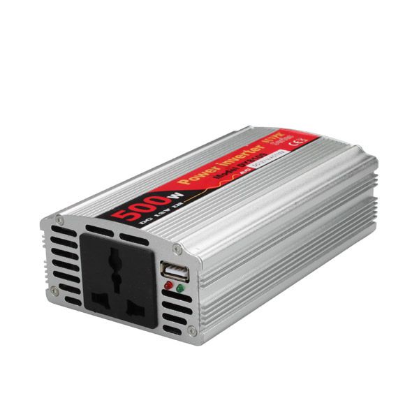 500W USB Car Inverter DC 12V to AC 110V