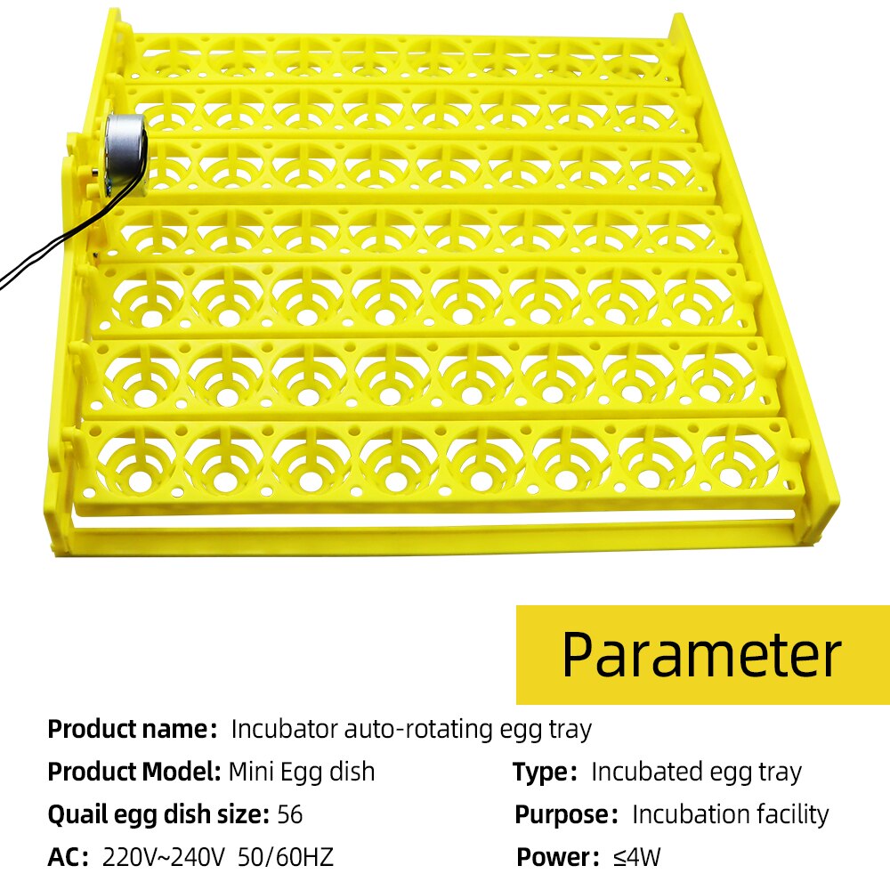 56 Eggs Incubator Eggs Automatic Incubator Incubator motor Turn Tray Poultry Incubation Equipment Farm poultry Hatching device