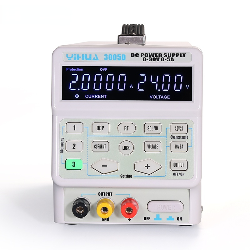 YIHUA 150W 3005D 5A 30V DC Power Supply Adjustable Laboratory Power Supply Digital Program-Controlled Switching Power Supply
