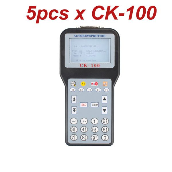 5pcs/lot CK-100 Auto Key Programmer Newest Version V45.02 SBB with 1024 Tokens