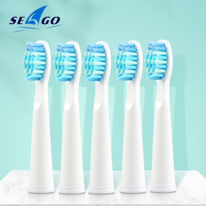 5pcs/lot Replacement Brush Heads Sonic Wave Bristles Electric Toothbrush Head Fits for E9/E4/SG515/SG507/SG551/SG575