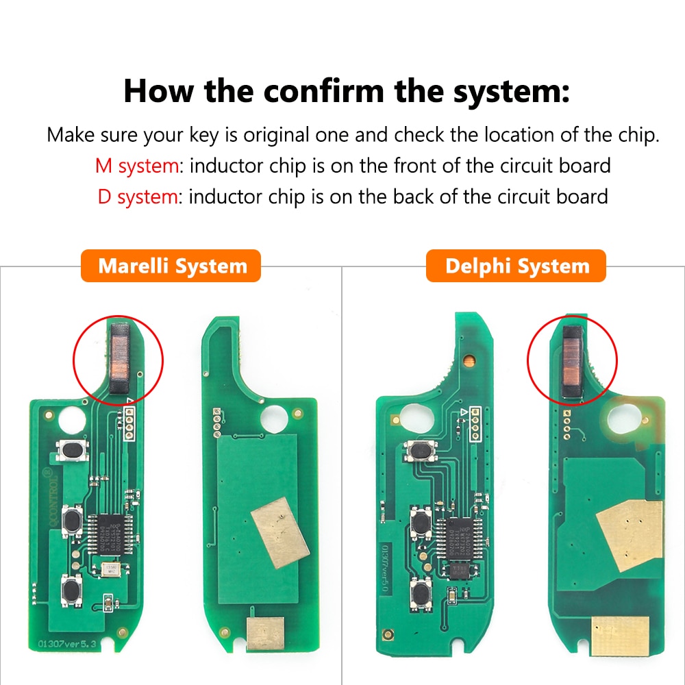 5pcs Marelli/Delphi BSI System Car Flip Smart Remote Key For Fiat 500L Ducato Citroen Jumper Peugeot Boxer 433MHz PCF7946