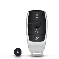 5pcs  Remote Car Styling Key Shell Uncut Case For Mercedes-Benz C200L E300L S320 GLC Replacement 3 Buttons Smart Key