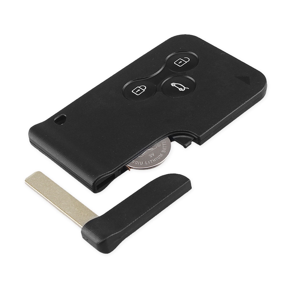 5pcs Smart Car Key 434Mhz ID46 PCF7947 Chip For Renault Clio Logan Megane 2 3 Scenic Remote Car Key Card Key 3 Button