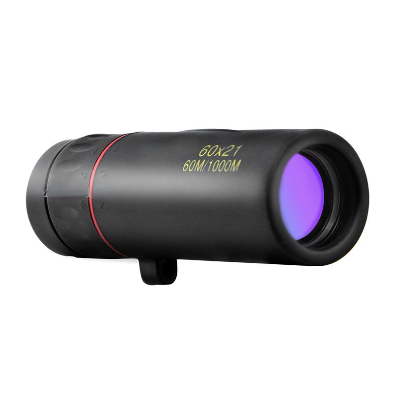 60X21 high magnification HD monocular telescope waterproof mini telescope portable military zoom 10X scope for travel hunting