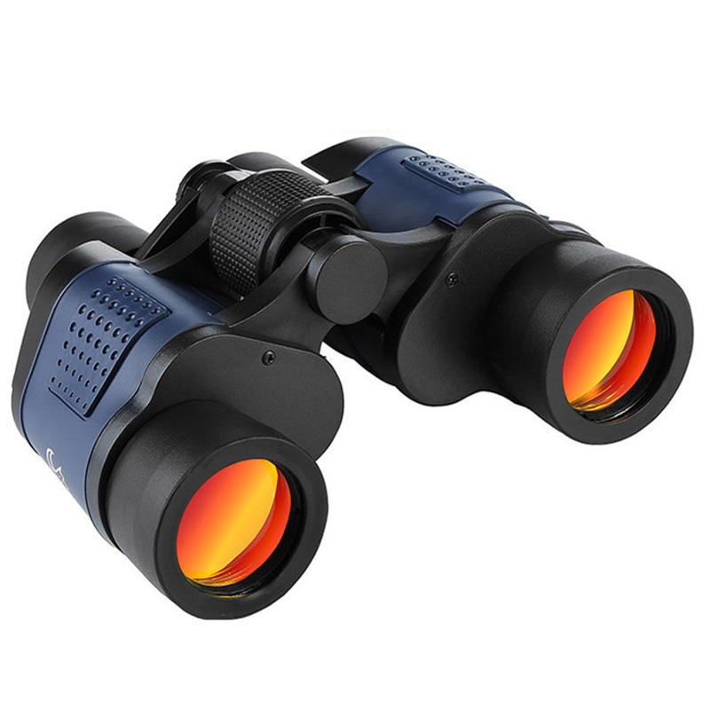 60x60 High Power Binoculars With Coordinates BAK4 Portable Telescope LowLight Night Vision For Hunting Sports Travel Sightseeing