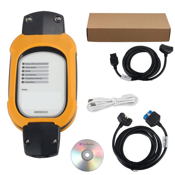 Vcads 88890180 (88890020 + yellow protection) Auto Diagnostic Interface for Volvo Supports Multi-languages