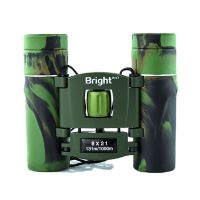 8x21 Portable Mini Telescope Foldable Binocular Easy Carry For Outdoor Camping Travel See Far Camouflage Zoom Telescope