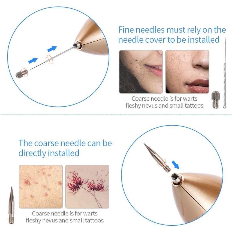 9 level LCD Plasma Pen Laser Mole Removal Skin Corn Freckle Tag Nevus Dark Age Sweep Spot Tattoo Remover Electric Machine