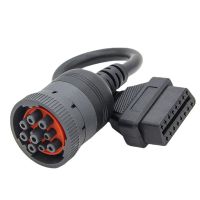 Truck Cable OBD1 To OBD2 for J1939 9Pin Female To OBD2 16Pin