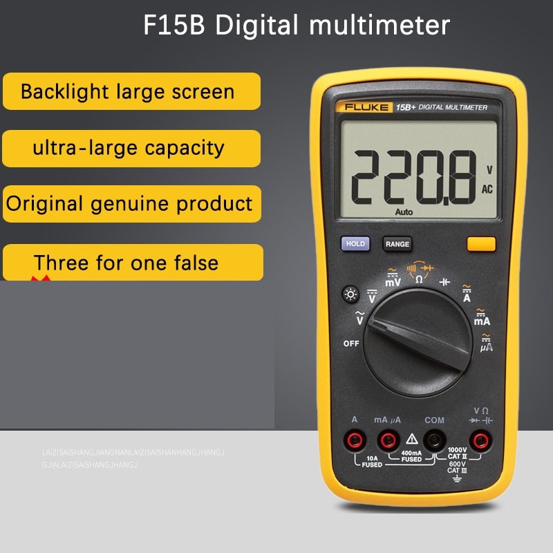 F15B+/17B+/18B+/12E+ Digital Multimeter Auto Range 4000 Counts AC/DC Voltage Current Resistance Meter Capacitance Tester