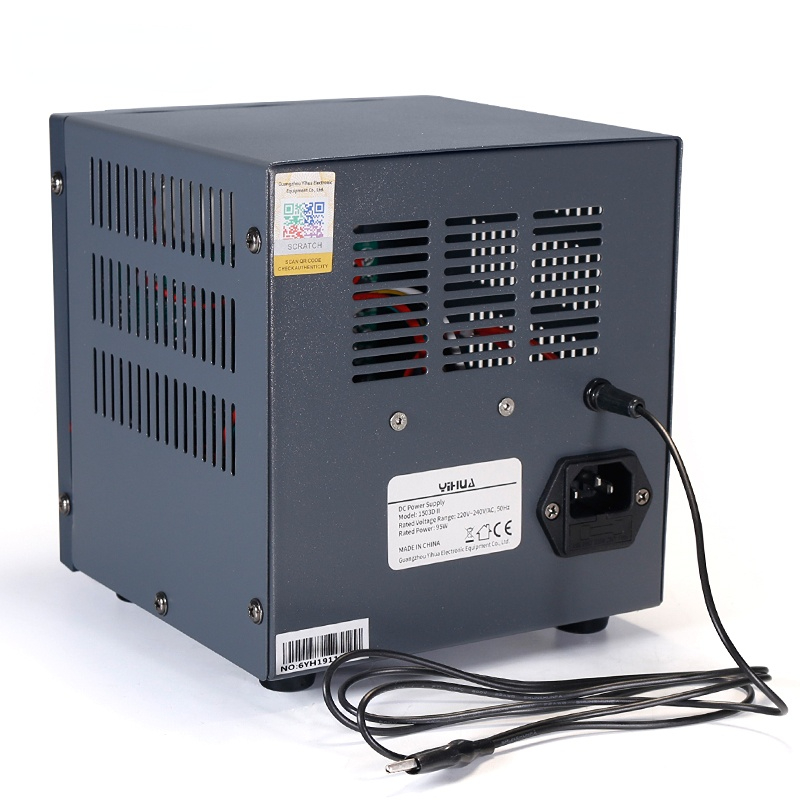 YIHUA 1503D-II 95W 15V 3A Adjustable DC Regulated Switch Power Supply Adjustable Laboratory DC Power Supply