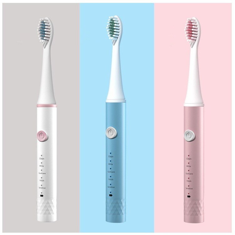 5 Modi Ultra Sonic vibrations Adult electric toothbrush Usb Chargeable male and female Soft hair Waterproof Sonic toothbrush