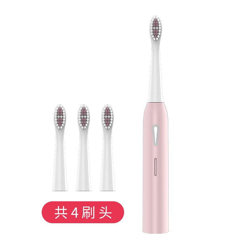 Adult household clean white bright teeth electric toothbrush USB charging sonic travel hygiene super soft toothbrush