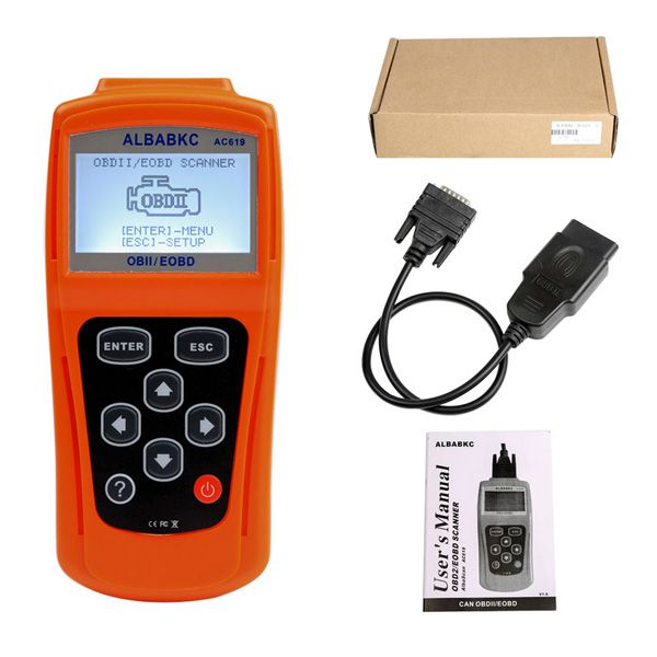 2018 Newest ALBABKC AC619 Auto Fault Code Scanner Diagnostic Scan Tool