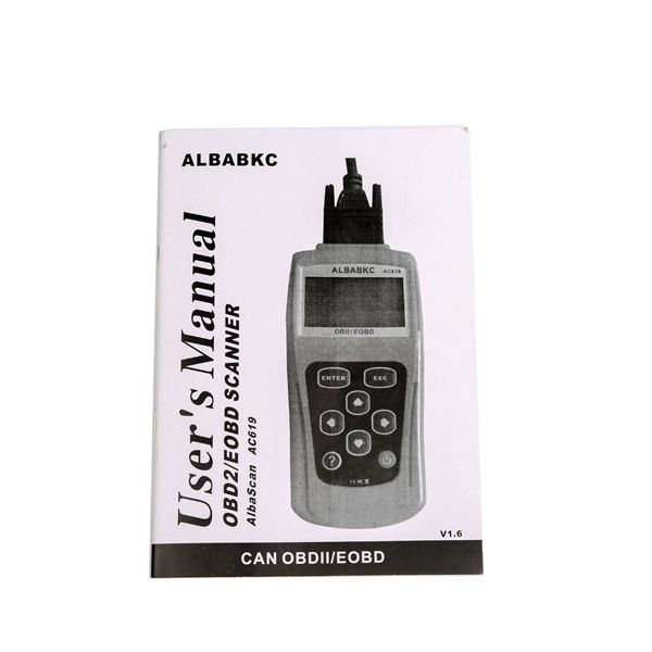 2018 Newest ALBABKC AC619 Auto Fault Code Scanner Diagnostic Scan Tool