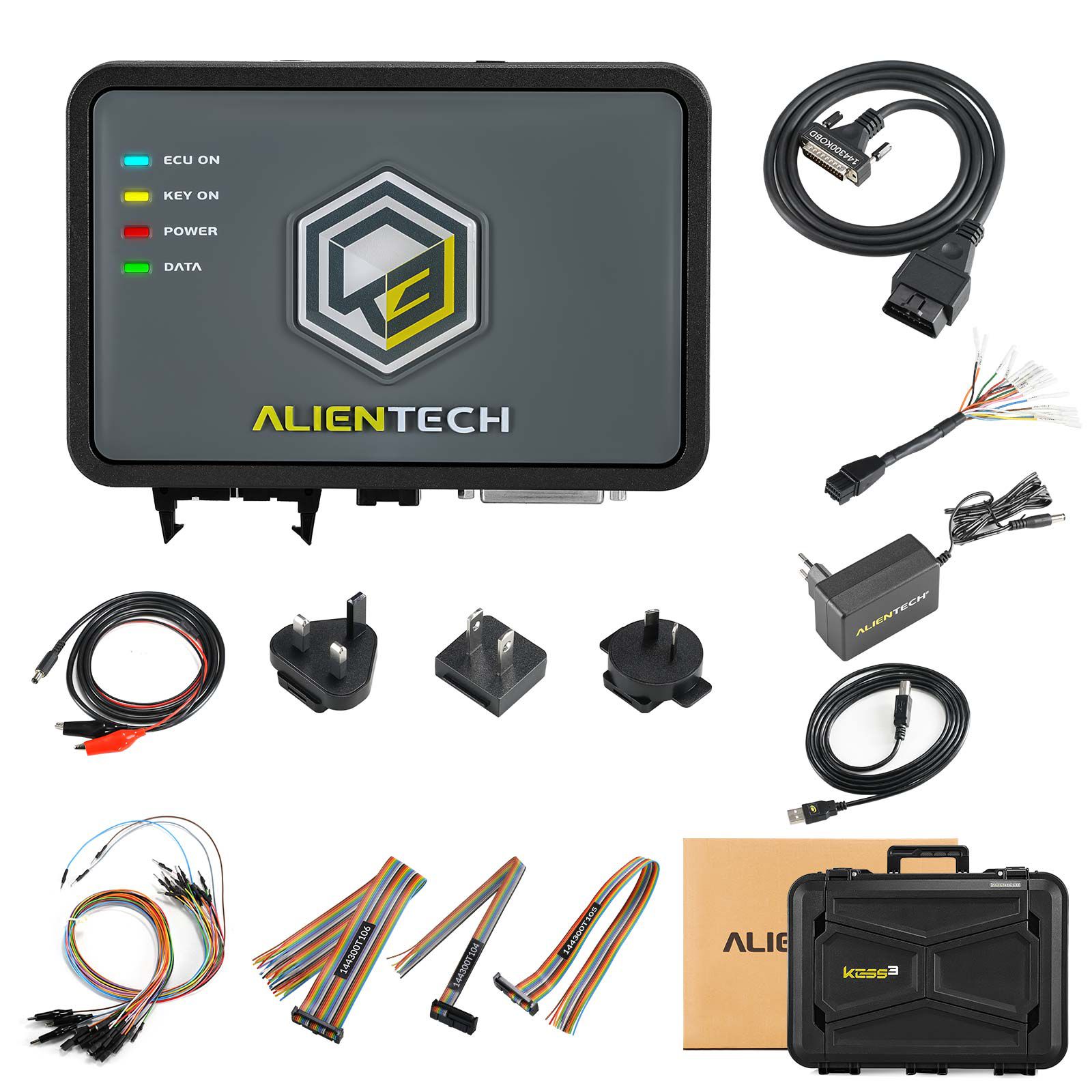 Original Alientech KESS V3 KESS3 Master Version ECU and TCU Programming Tool with Truck Tractor OBD + Truck Tractor Bench Boot Protocols Authorization
