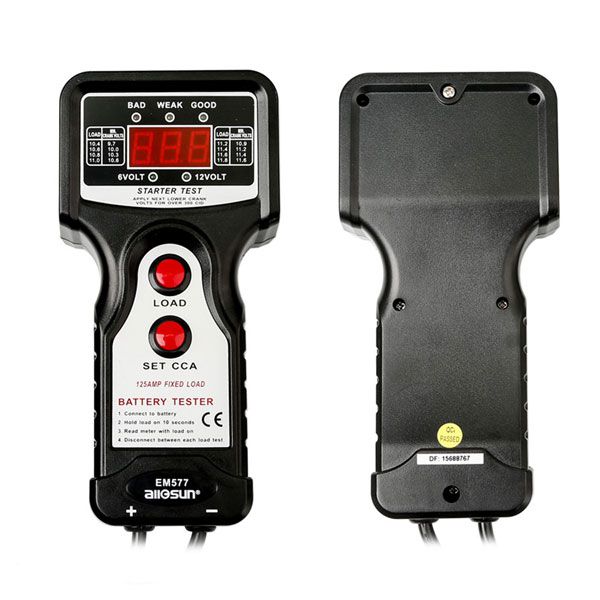 All-Sun EM577 Battery Tester 6V 12V CCA Digital Automotive Battery Analysis EM577 Charging Voltage Starter Motor