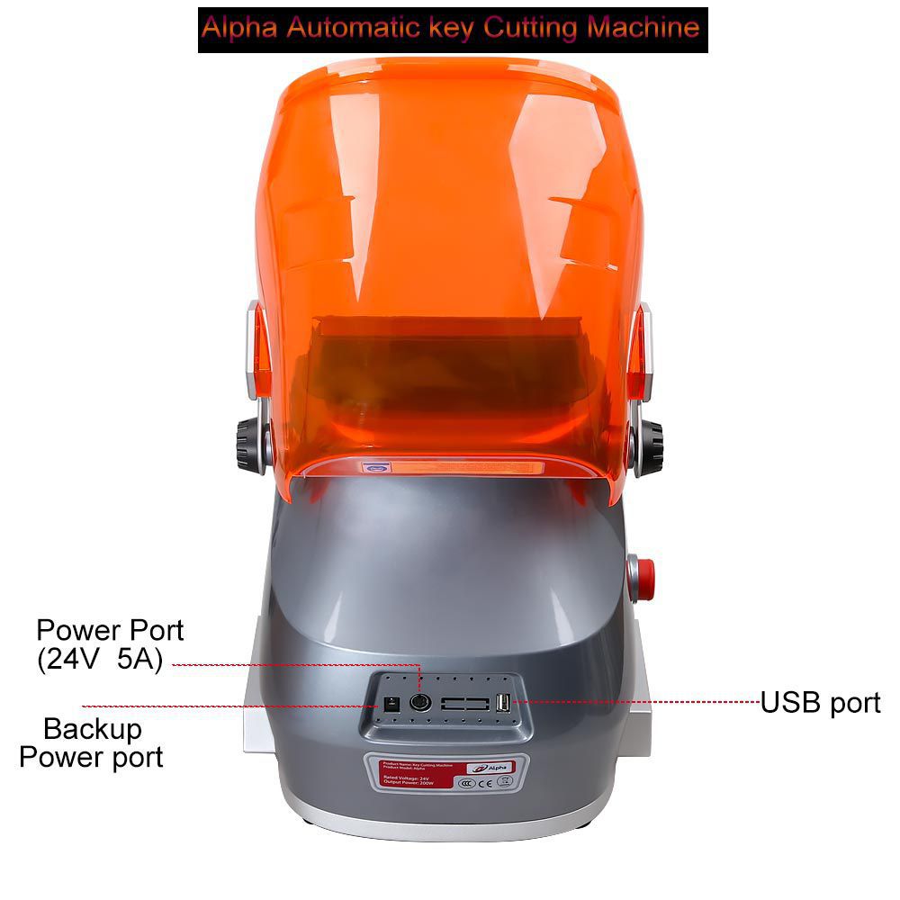 Alpha Automatic Key Cutting Machine Support Automobile,Residential,Motorcycle,Dimple,Tubulars,FO21