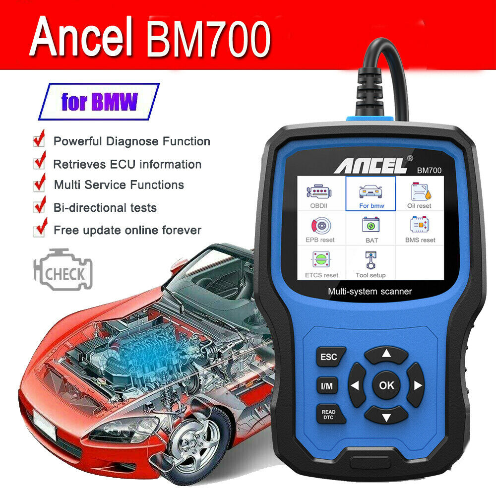 Ancel BM700 OBD2 Automotive Scanner Full System Enhanced OBD OBD2 Car Diagnostics Auto Fault Code Reader Scanner