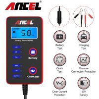 ANCEL BST60 12V Digital Car Battery Tester Battery Condition Tester Alternator Charging System Analyzer Battery Test with Cigarette Lighter