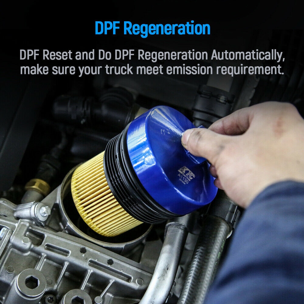 Ancel X7 HD Heavy Duty Truck Scanner Enhanced HD Diesel Scanner Full-Systems Diagnostic Tool DPF Regeneration OBD2 Code Reader