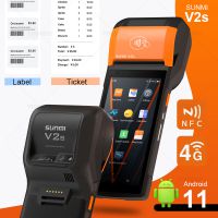 Sunmi V2 Pro V2s Plus PDA 58mm-80mm Android Mobile Handheld POS System Terminal Thermal Printer 4G Wireless Distribution Label