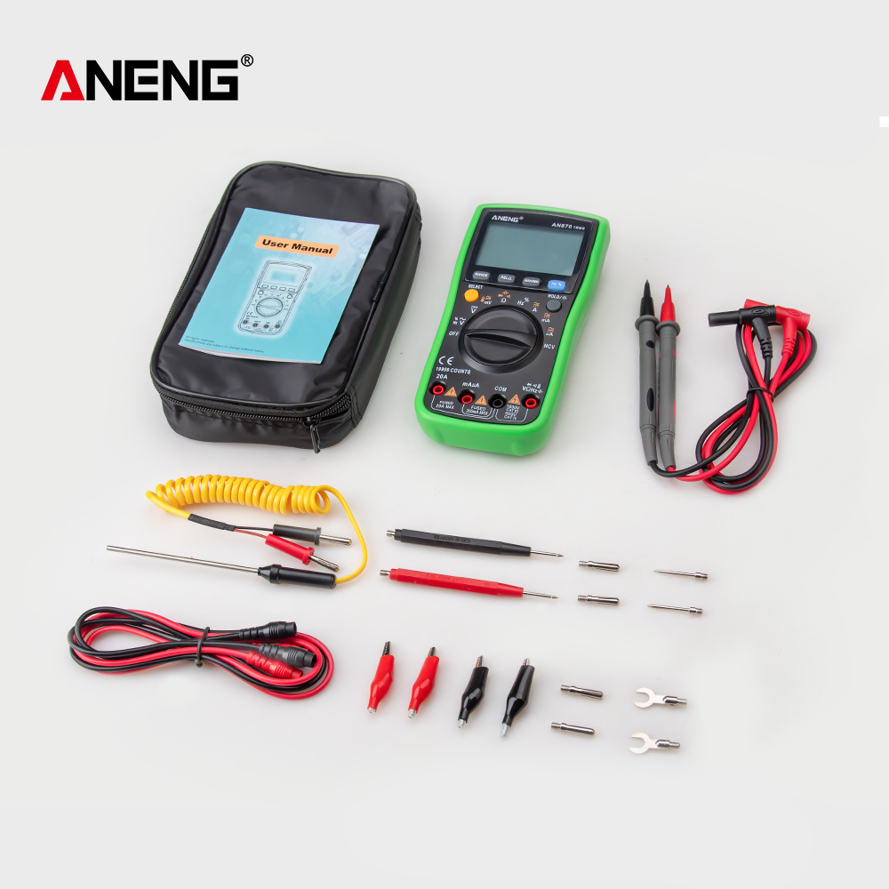 ANENG AN870  Digital Multimeter 19999 Counts True Rms Multimeters Transistor Tester Voltimetro Profesional Capacitance Meter