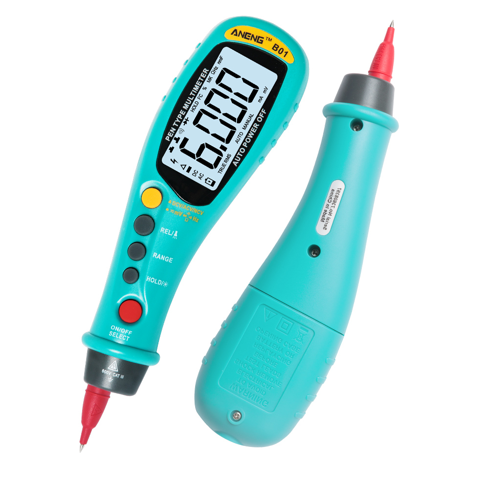 ANENG B01 Digital Multimeter Pen Type Tool 6000 Counts Capacitor Tester Testers Be True Transistor Tester Smd Digital Meter