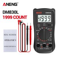 ANENG DM830L Digital Multimeter Meter Testers 1999 Count Electrical Transistor Capacitance DC/AC Multimetro With LCD Backlight