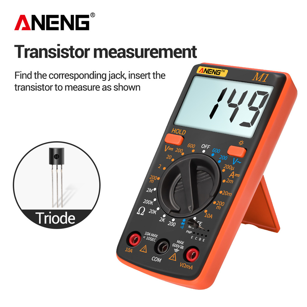 ANENG M1 Digital Multimeter esrMeter Multimetro Tester True Rms Digital Multimeter Testers Multi Meter Richmeters Dmm 400a 10A