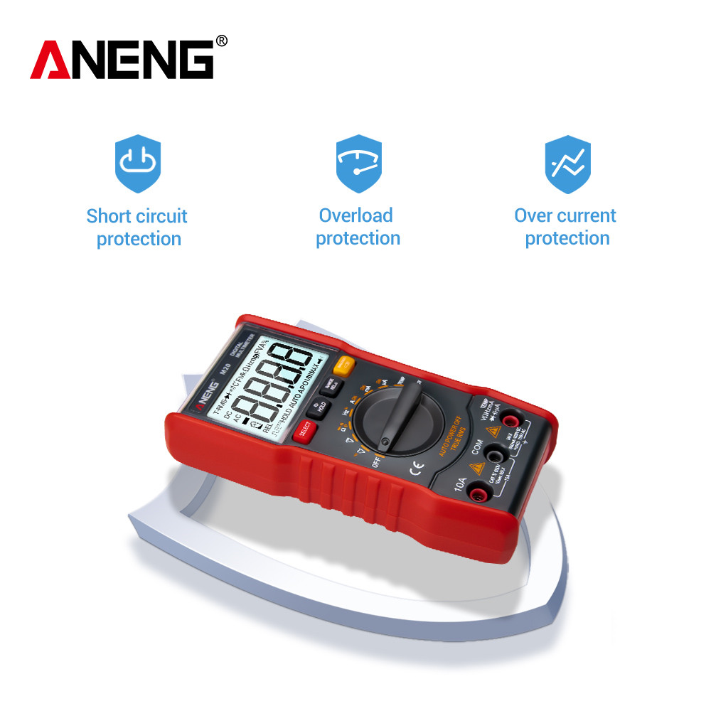 ANENG M20 Digital Multimeter 6000 counts tester esrmeter multimetro analogico digital profissional With Backlight AC/DC Ammeter