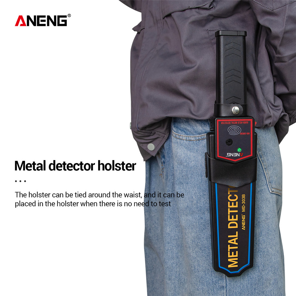 ANENG MD-3003B Sensitivity Metal Detector Professional de Metales Body Search Finder Pinpointer Portable Security InspectionTool