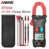 ANENG ST206 Digital Multimeter Clamp Meter 6000 counts True RMS Amp DC/AC Current Clamp measure dc amperimetro tester voltmeter