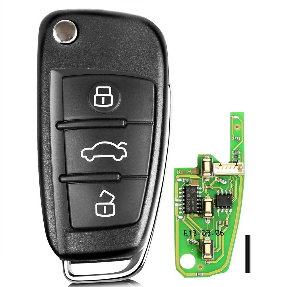  Xhorse Audi A6L Q7 Style XKA600EN Universal Remote Key 3 Buttons X003 for VVDI Key Tool 5pcs/lot