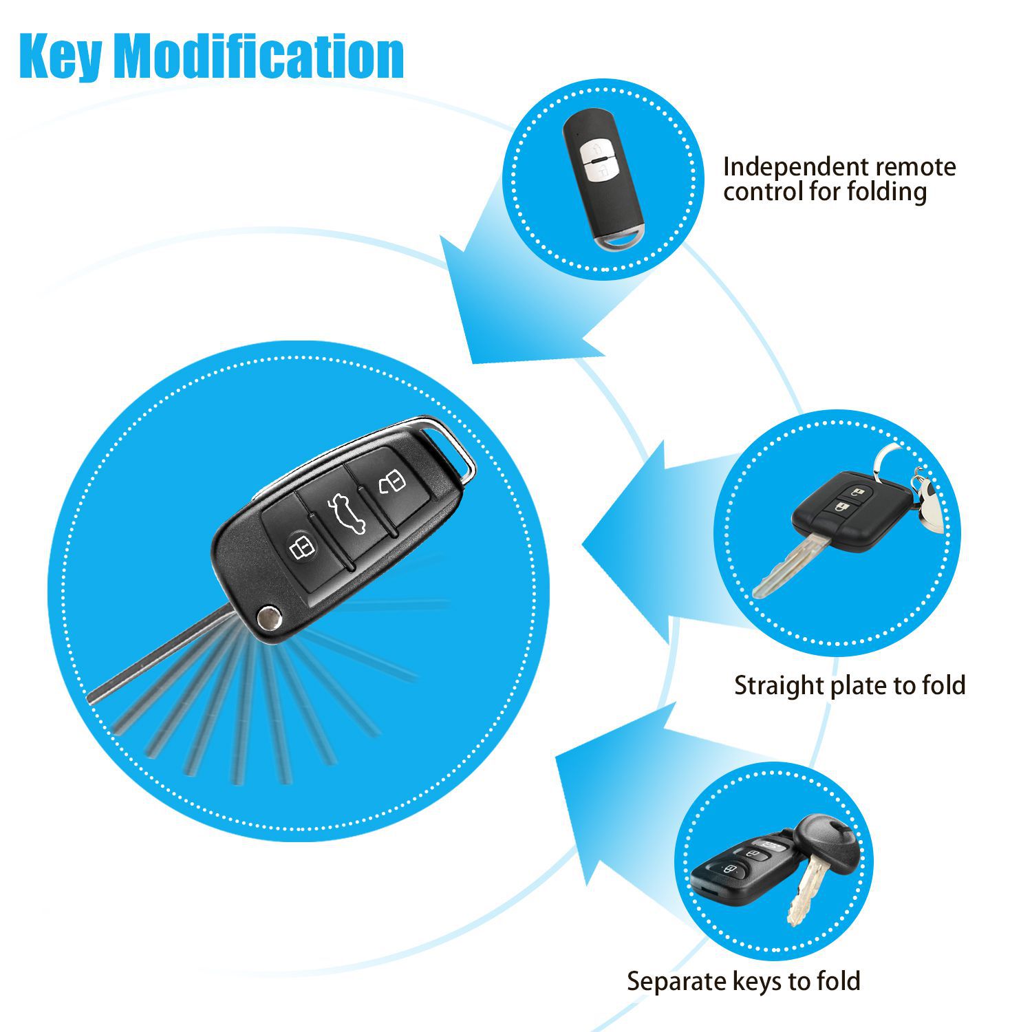  Xhorse Audi A6L Q7 Style XKA600EN Universal Remote Key 3 Buttons X003 for VVDI Key Tool 5pcs/lot