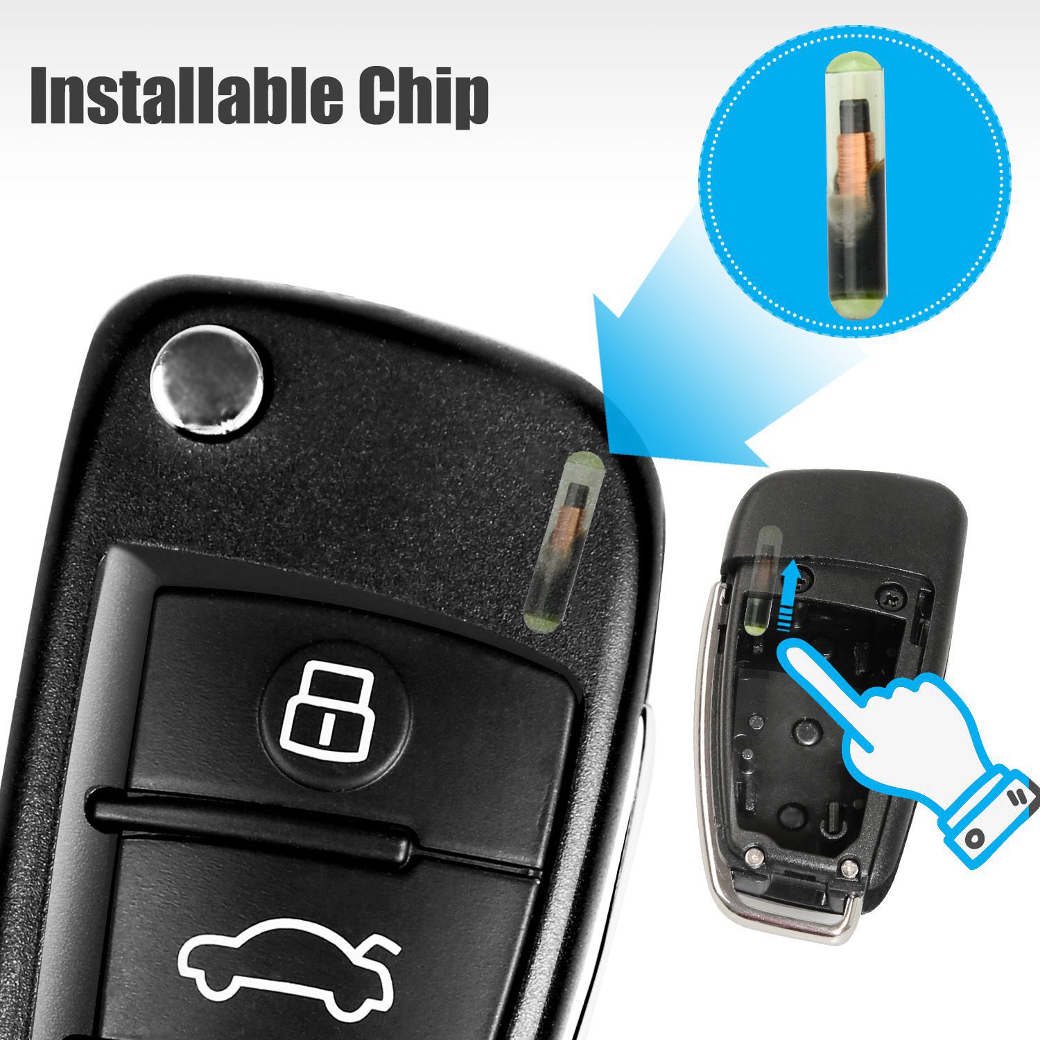  Xhorse Audi A6L Q7 Style XKA600EN Universal Remote Key 3 Buttons X003 for VVDI Key Tool 5pcs/lot