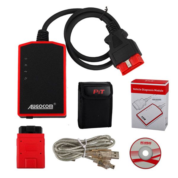 V3.8 AUGOCOM VDM WIFI Diagnostic Tool Support Win7/8 with Honda Adapter Update Online For USA Market Only