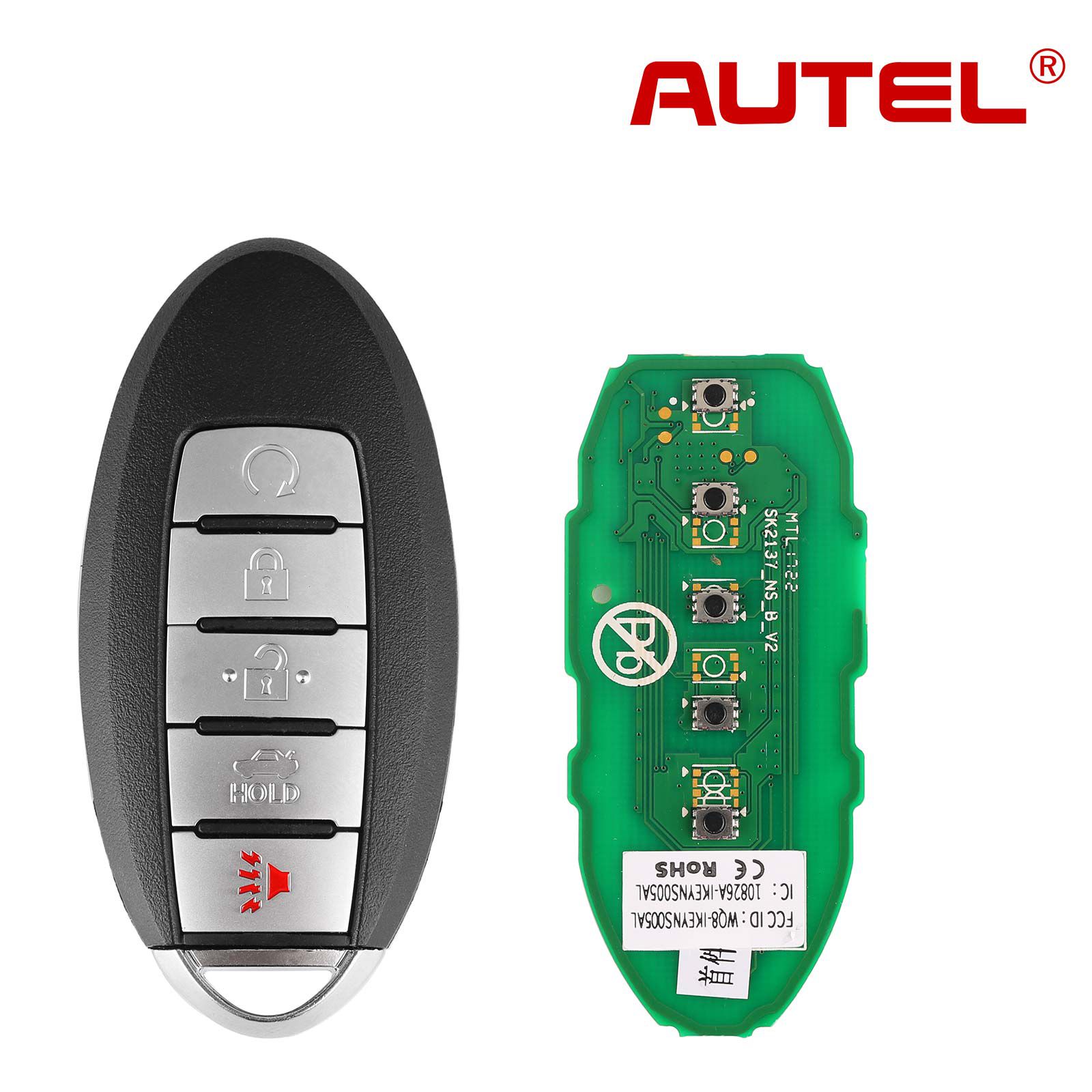 AUTEL IKEYNS005AL Nissan 5 Buttons Universal Smart Key 5pcs/lot