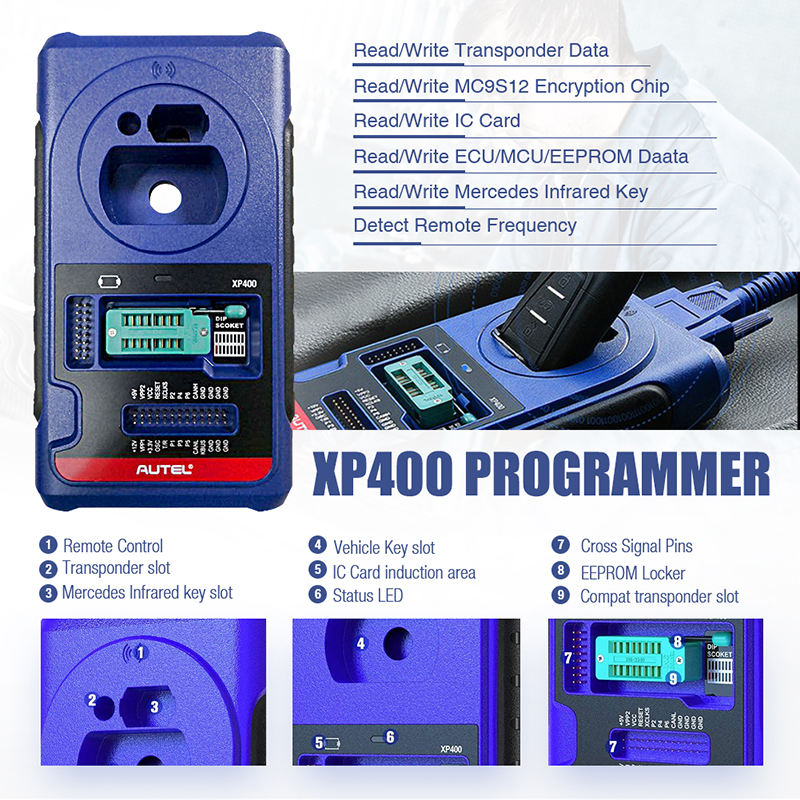 Original Autel MaxiIM IM608 Key Programmer Full Version Plus APB112 Smart Key Simulator and G-BOX2