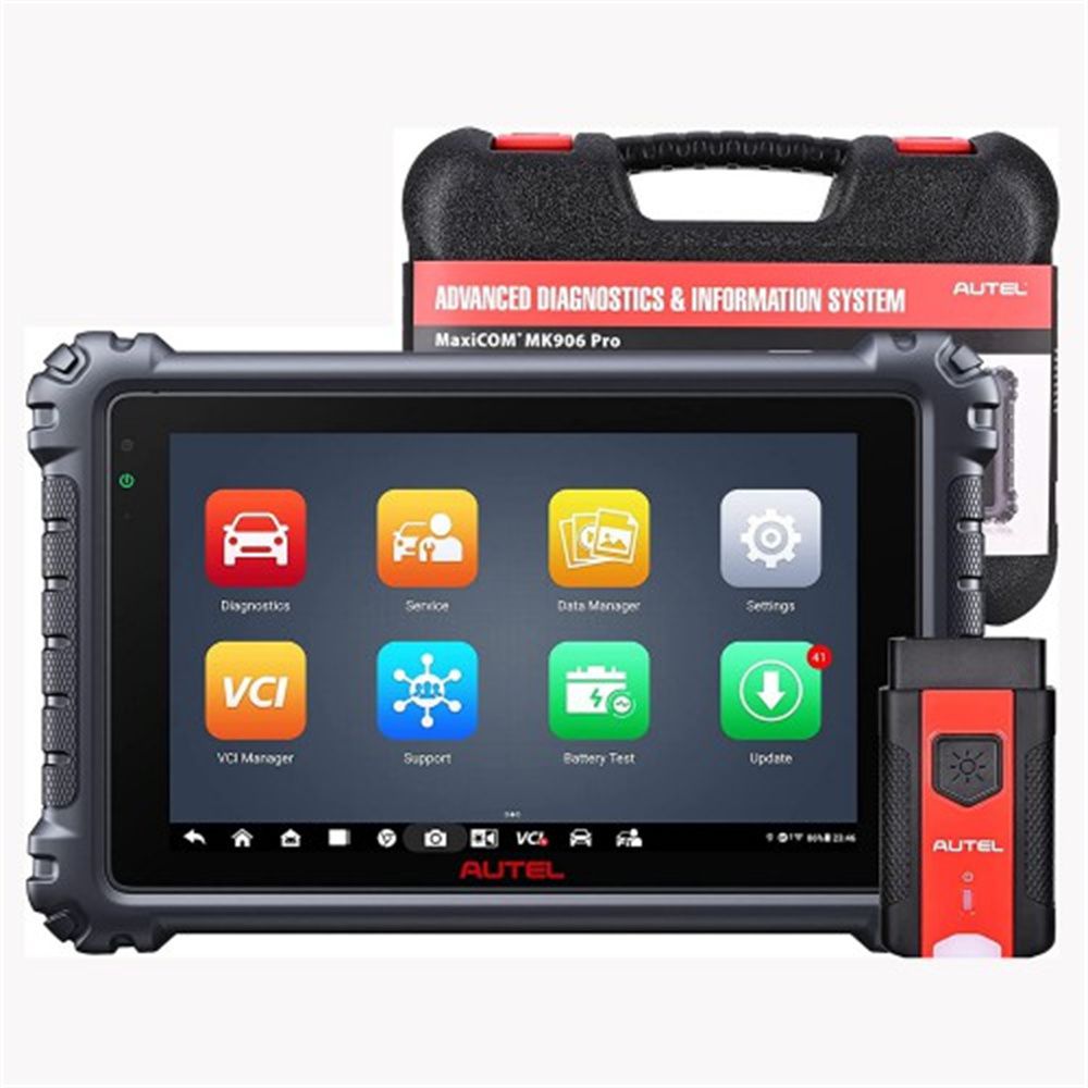 2024 Autel MaxiCOM MK906 PRO Scanner Upgraded of MS906 Pro/MK906BT Diagnostic Tool with Advanced ECU Coding