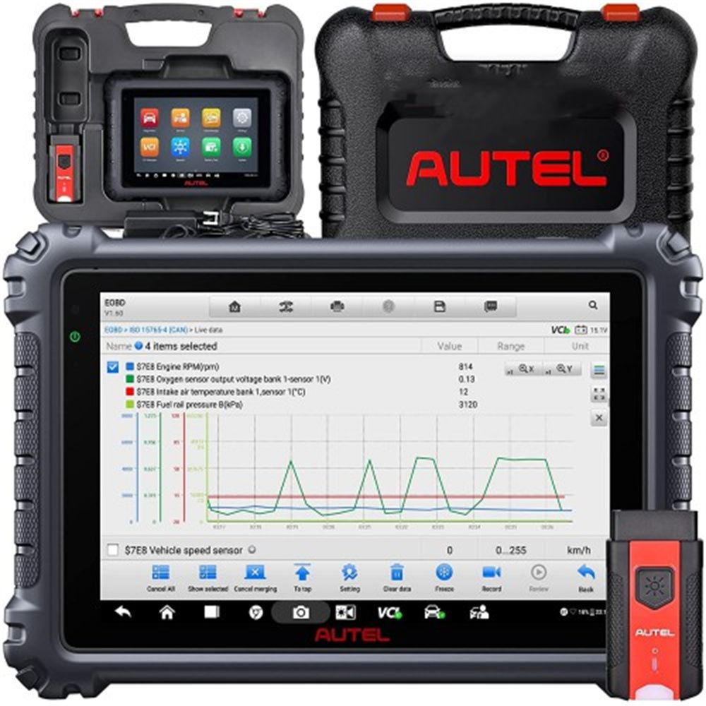 2024 Autel MaxiCOM MK906 PRO Scanner Upgraded of MS906 Pro/MK906BT Diagnostic Tool with Advanced ECU Coding