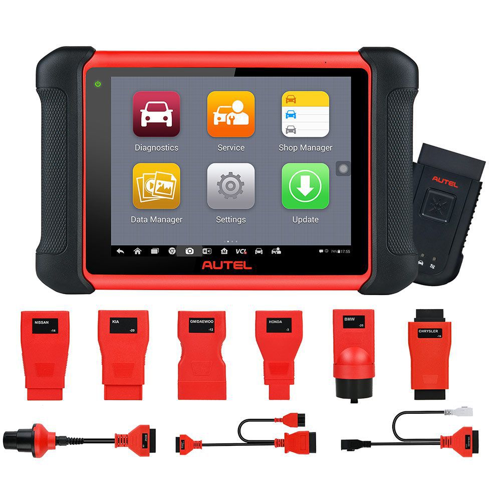  Autel MaxiCOM MK906BT OBD2 Diagnostic Scanner Multi-Language Support ECU Coding/ Injector Coding