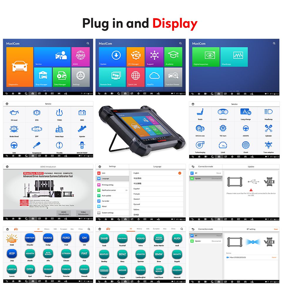 Autel MaxiCOM MK908P Diagnostic Tool