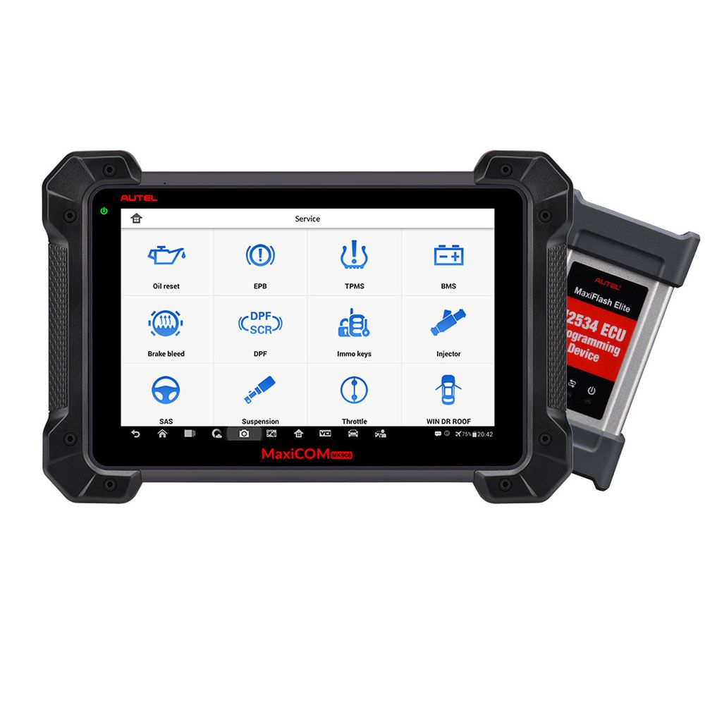 AUTEL MaxiCOM MK908P Pro OBD2 Auto Diagnostic ECU Programming Tool OBDII Scanner J2534 ECU Programmer PK MaxiSys Pro Elite MS908P