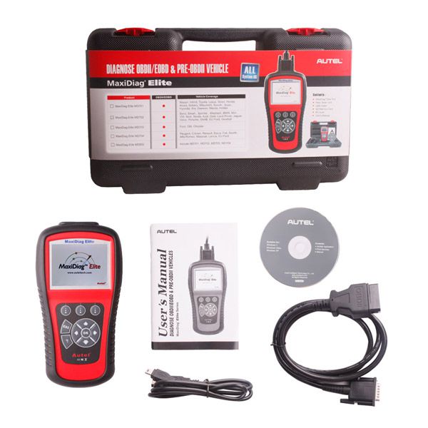 Autel MaxiDiag Elite MD702 Full System with Data Stream European Vehicle Diagnostic Tool