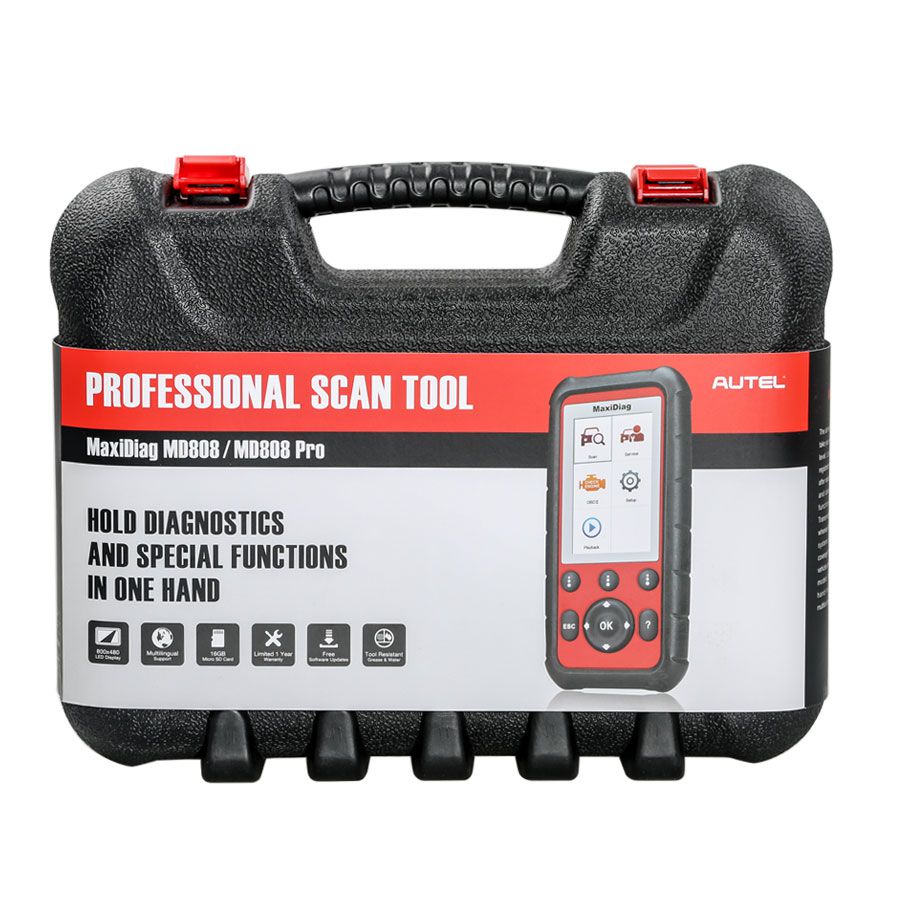 Autel MaxiDiag MD808 Diagnostic Scan Tool for Basic Four Systems Update Online Free Lifetime