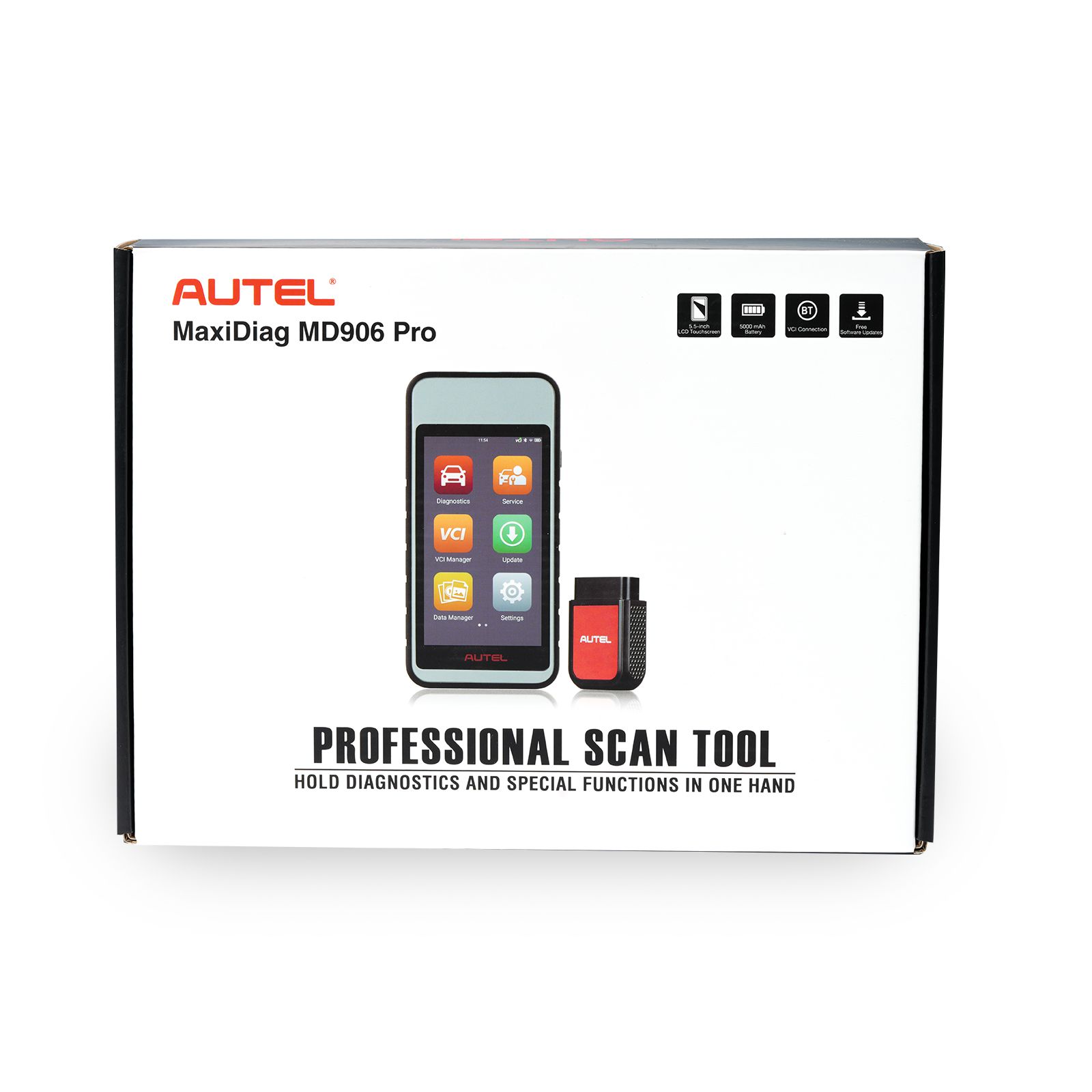 AUTEL MaxiDiag MD906 PRO (MD906PRO) All System Diagnostic Scanning + Maintenance Services with Android 9 System & Touchscreen Interface