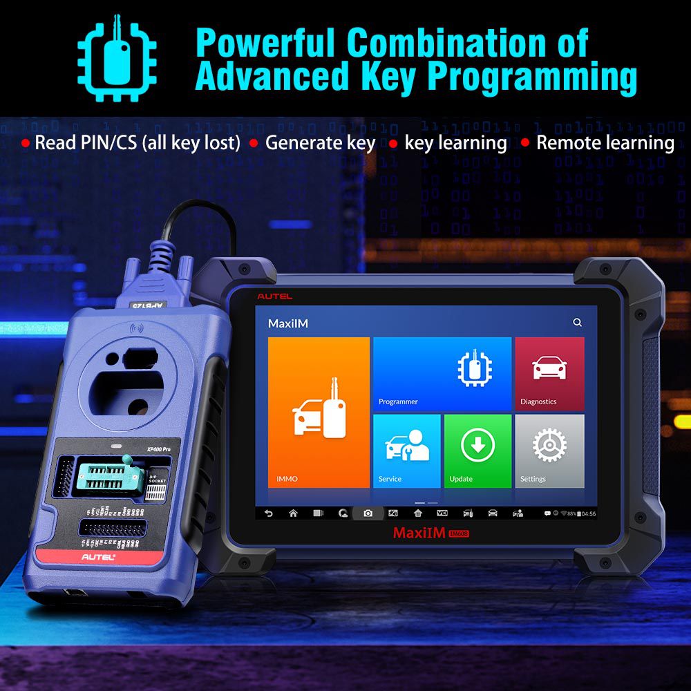 Original Autel MaxiIM IM608 PRO Auto Key Programmer & Diagnostic Tool with XP400 Pro (Upgraded Version of Autel IM608)